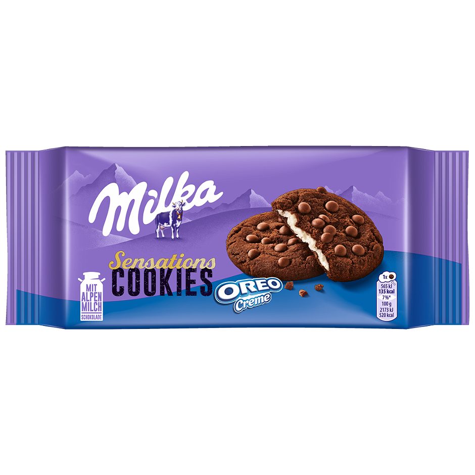 Milka Sensations Cookies Oreo 156 G