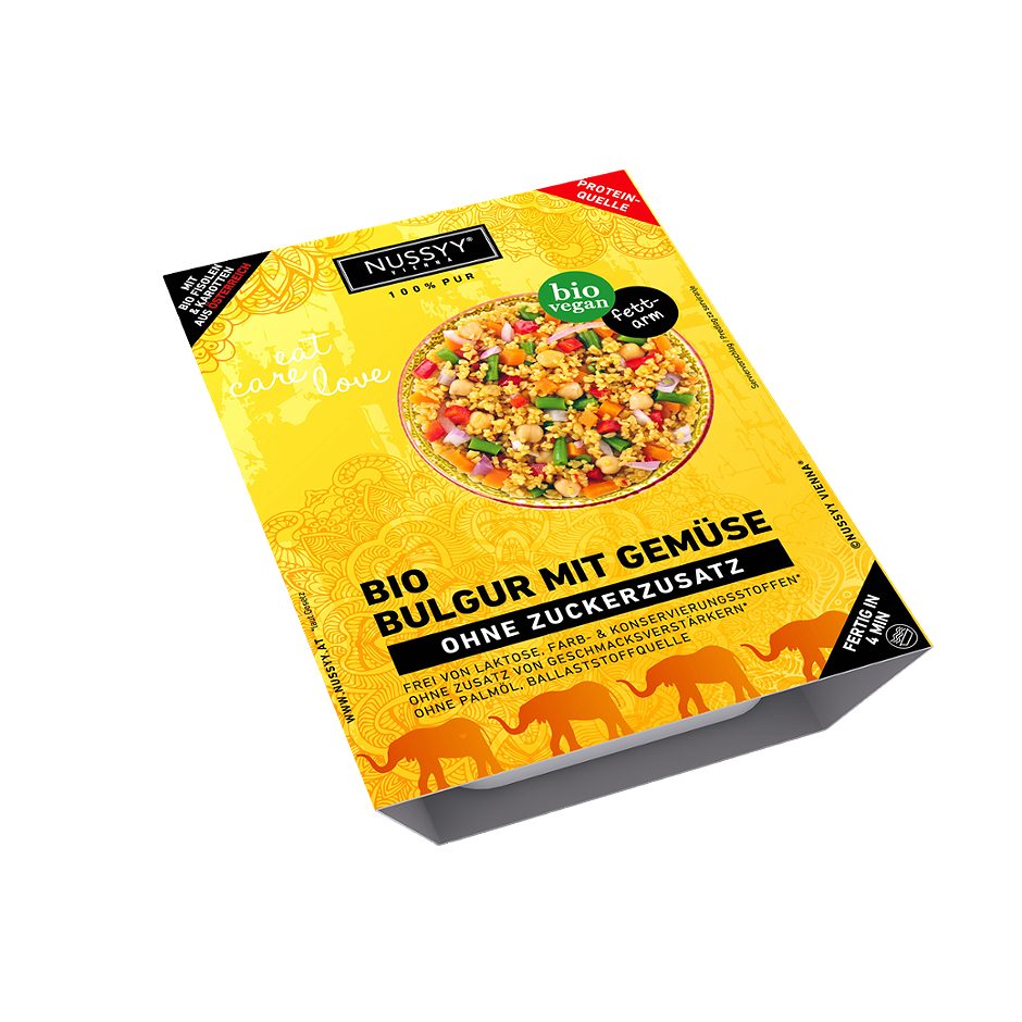 Nussyy Bio-Bulgur mit Gemüse 330 G