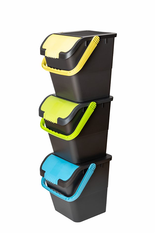 SIMPEX COLOR Recyclingbox 28L 3er-Set