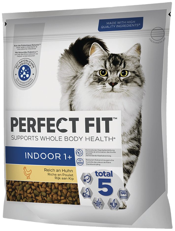 Perfect Fit Katzentrockennahrung Indoor 1+ 750 G