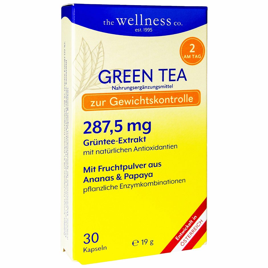 Wellness Green Tea + Ananas + Papaya 30 Kapseln 30 STK