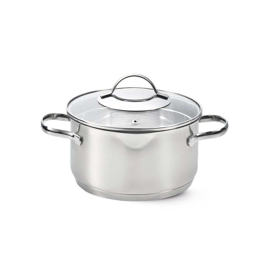 SIMPEX PROFESSIONAL Topf mit Deckel 20 cm und Ausgussfunktion