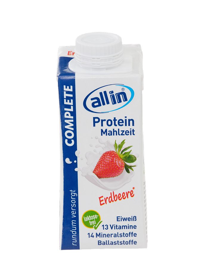 All in ® Complete Protein Mahlzeit Erdbeere 200 ML EINWEG ohne Pfand