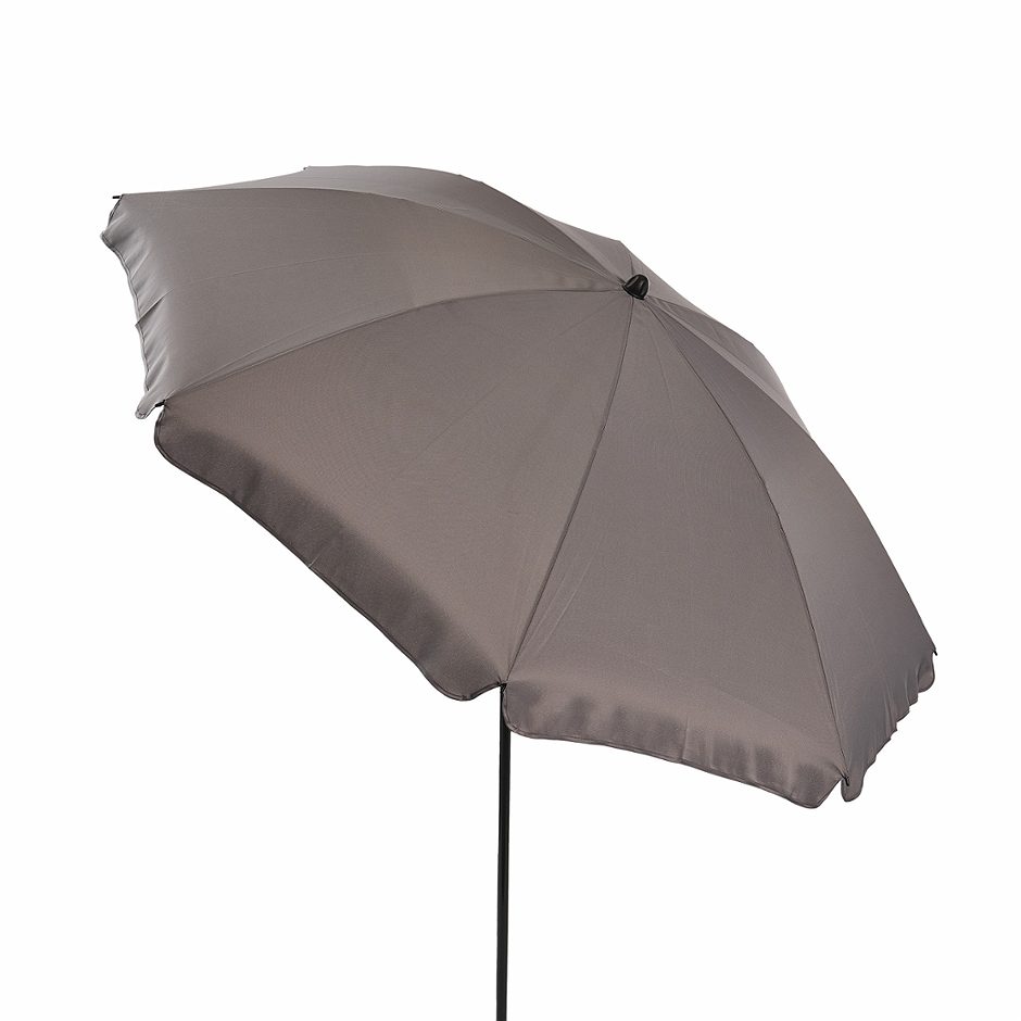 SIMPEX Sonnenschirm 180cm grau