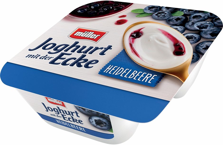 Müller Joghurt mit der Ecke Heidelbeere 150 G
