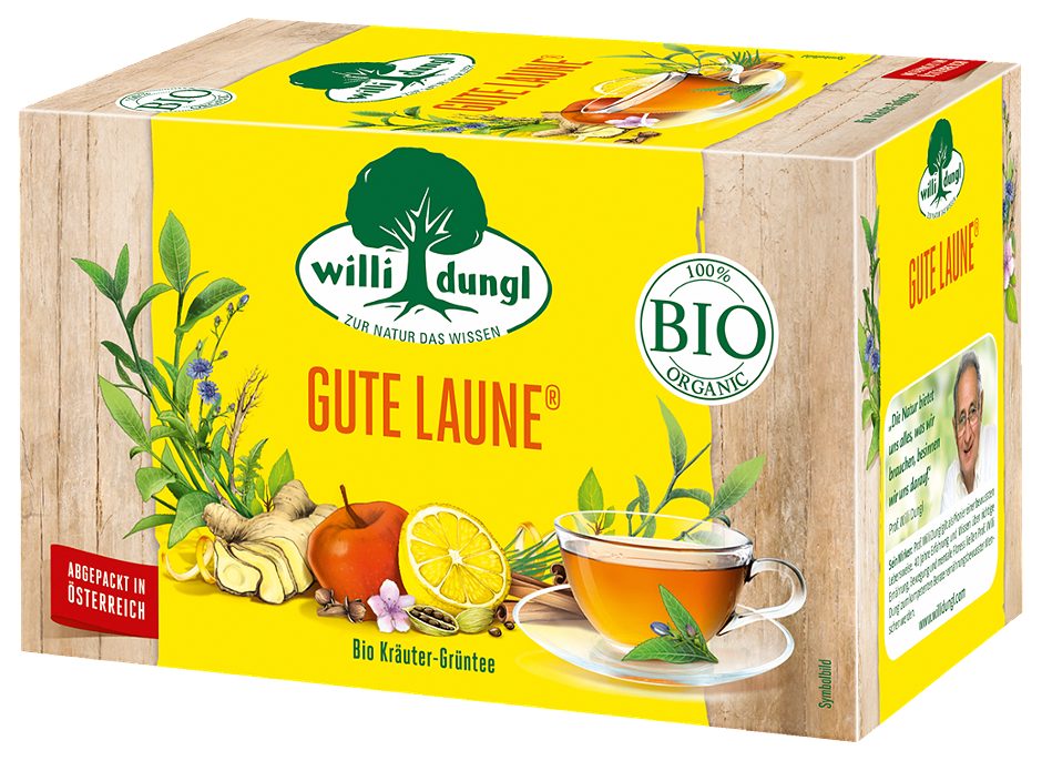 Willi Dungl Bio-Kräuter-Grüntee Gute Laune 20 Teebeutel