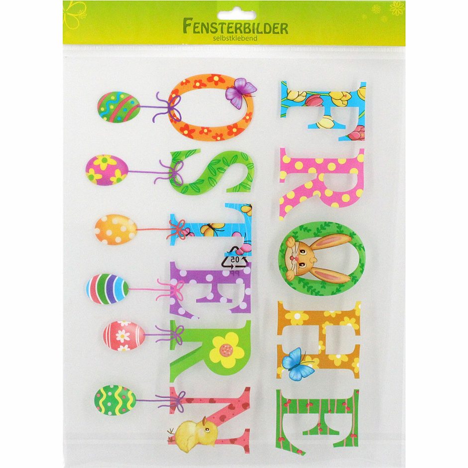 Kuwopa Fensterbild Forhe Ostern