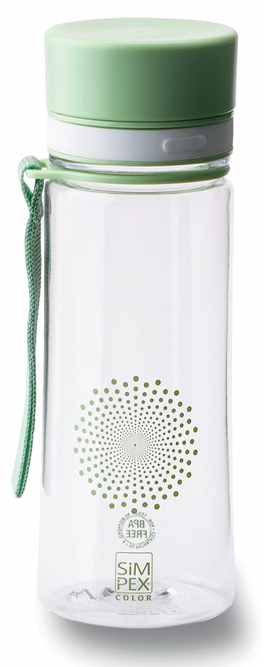 SIMPEX COLOR Trinkflasche 400ml Punkte