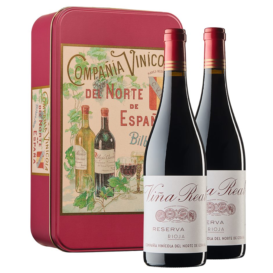 CVNE Vina Real Reserva Metallbox 2018 1,5 L