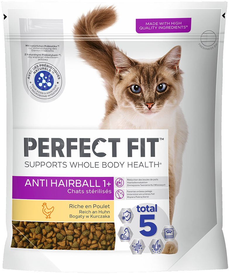 Perfect Fit Katzentrockennahrung Anti Hairball 1+ 1,4 KG