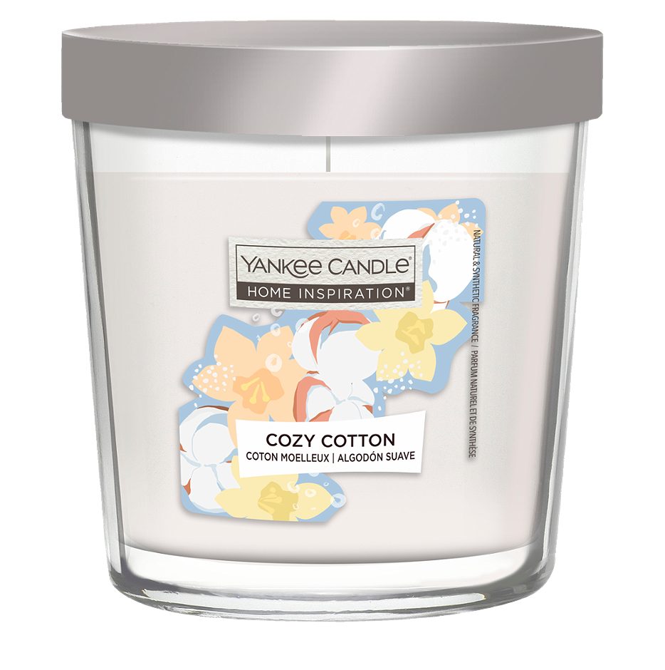 Yankee Candle Home Inspirations Duftkerze Cozy Cotton 200g