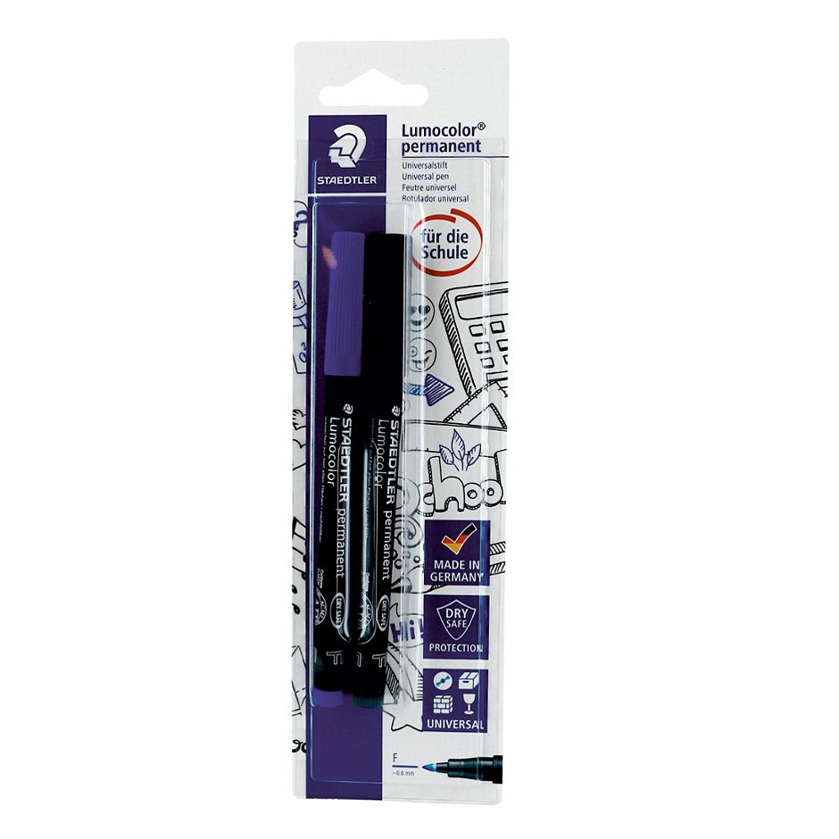 Staedtler Folienstifte Lumocolor permanent 2 Stk.