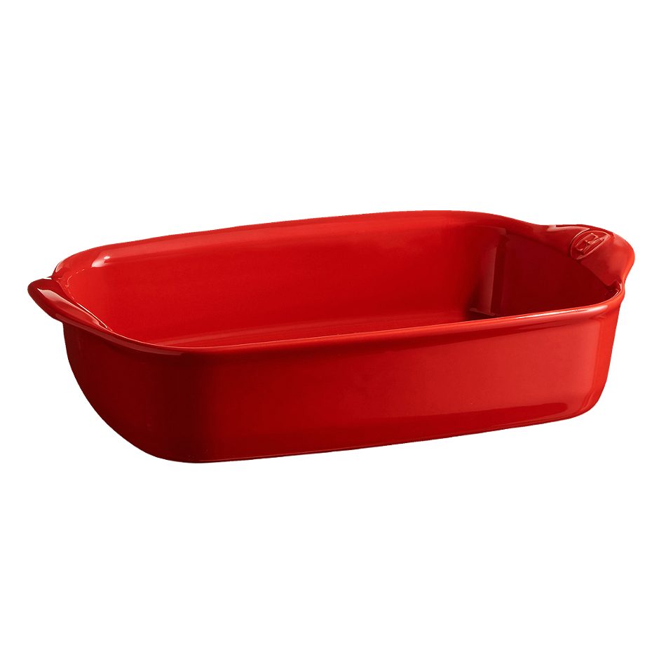 Emile Henry Gratinform eckig Wein 29x19cm