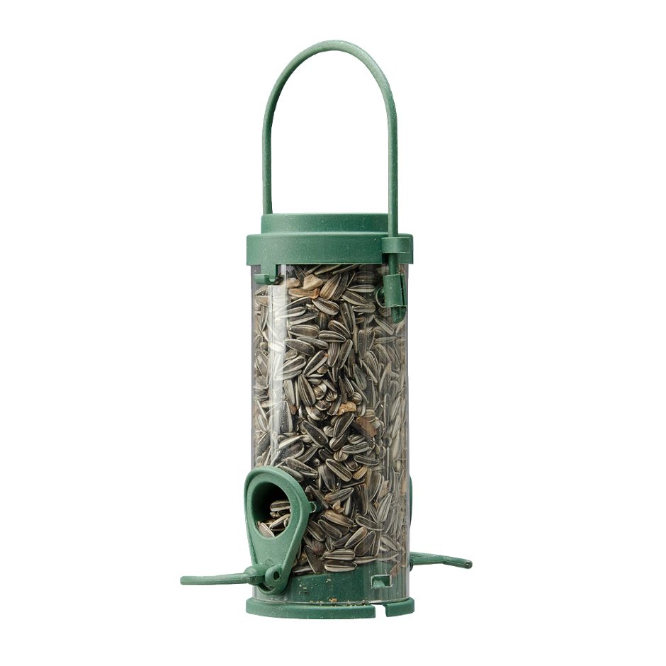 Stengel Wintervogelfutter Futterautomat gefüllt mit Sonnenblumenkernen 335 G