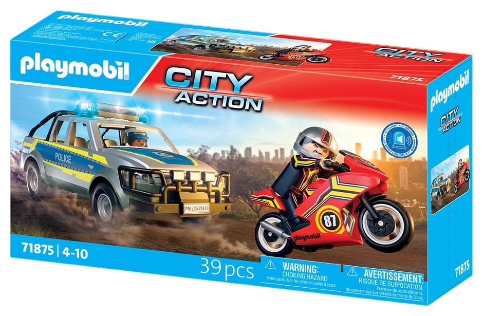 Playmobil Verfolgungsjagd mit Polizei Pick-Up 71875