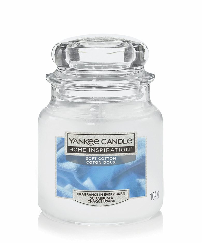 Yankee Candle Home Inspirations Duftglas Soft Cotton Small