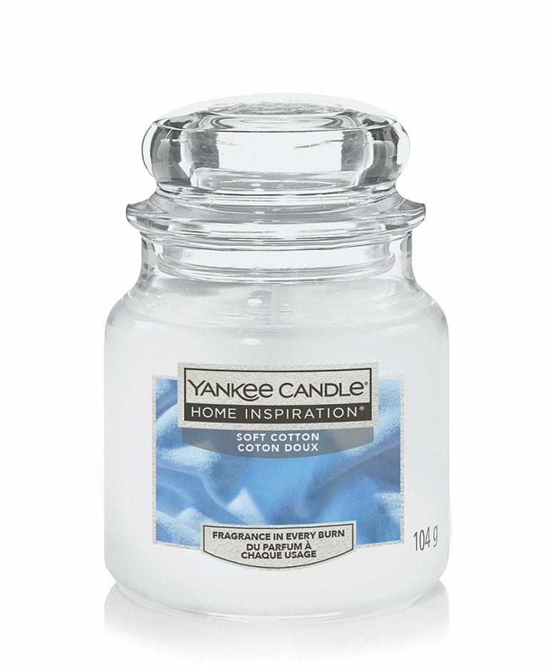 Yankee Candle Home Inspirations Duftglas Soft Cotton Small