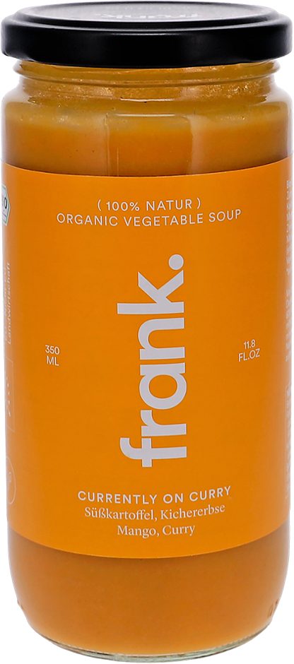 Frank Juice Süßkartoffelcremesuppe Currently on Curry 350 ML