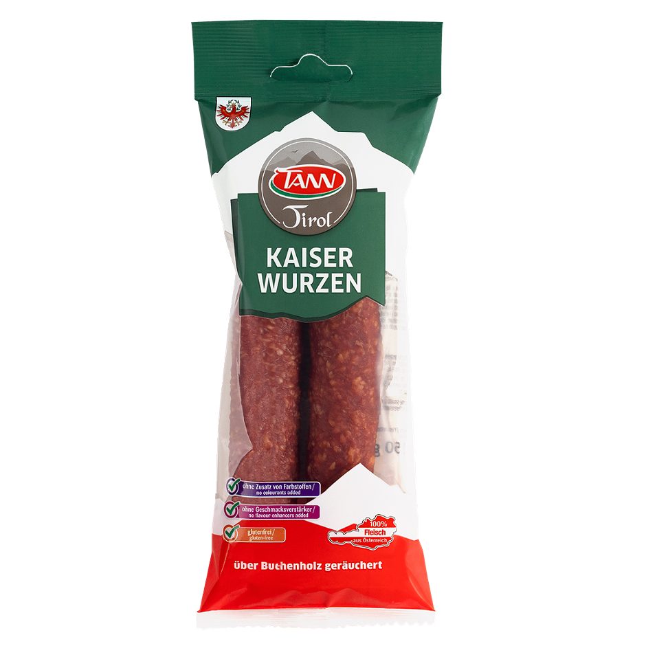TANN Tiroler Kaiserwurzen per Packung 150 G