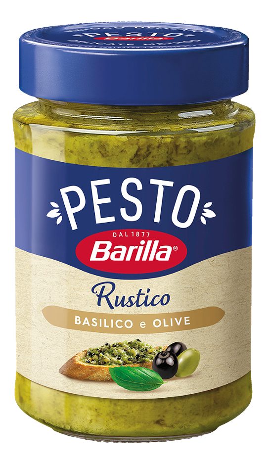Barilla Pesto Rustico  Basilico e Olive 200 G