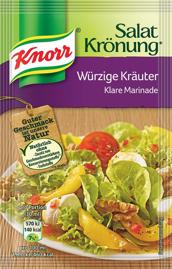 Knorr Salat Krönung Dressing Würzige Kräuter 8g