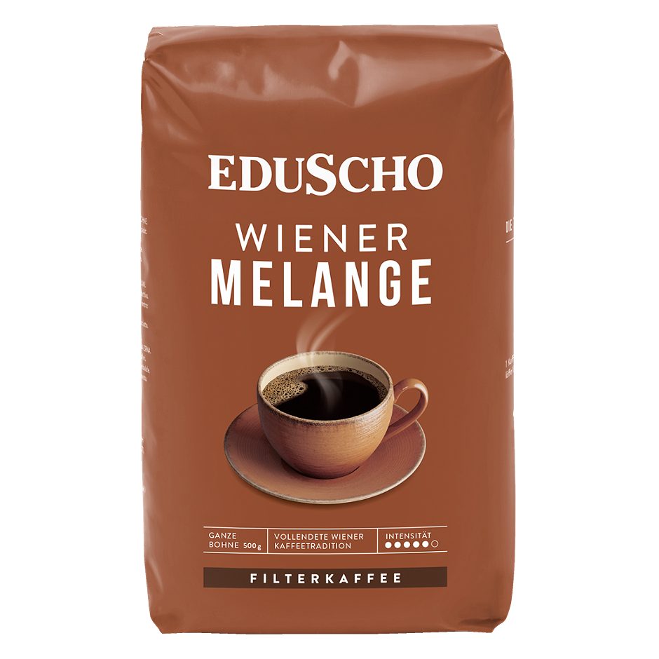 Eduscho Wiener Melange ganze Bohne 500 G