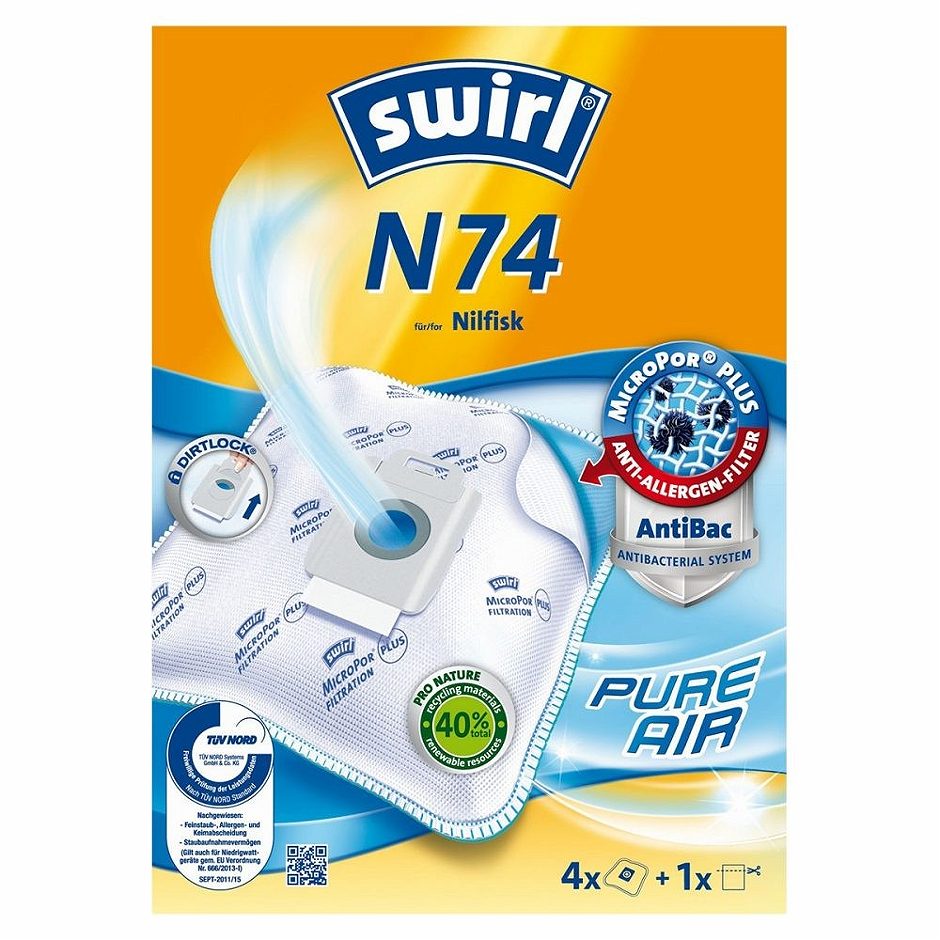 Swirl Staubsaugerbeutel N74/4
