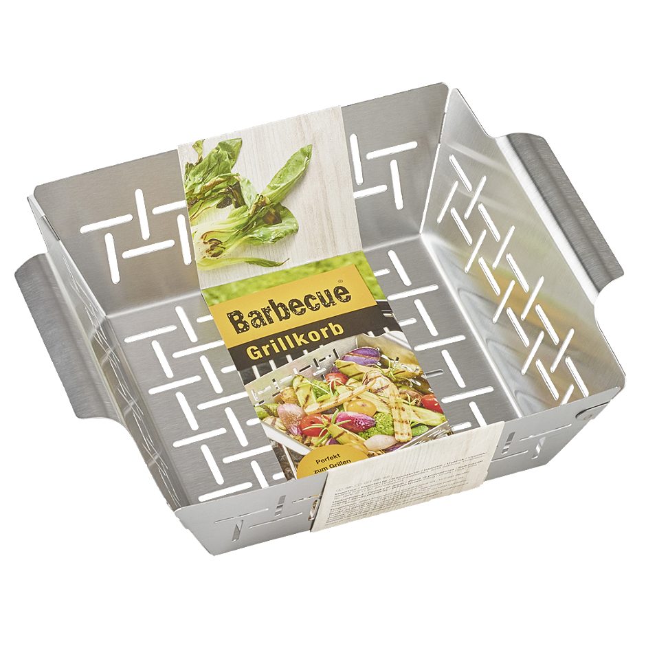 Barbecue Gemüsekorb zum Grillen klein 25,7 x 15,5 x 6,5 cm