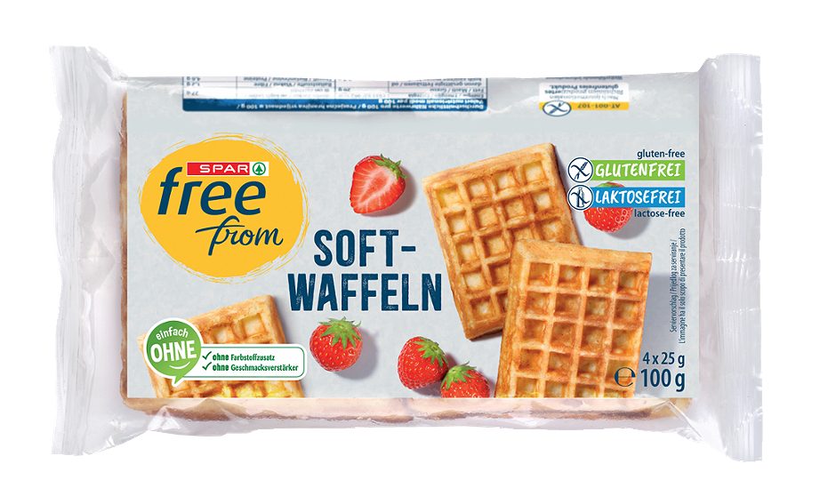 SPAR free from Softwaffeln glutenfrei, laktosefrei 100 G