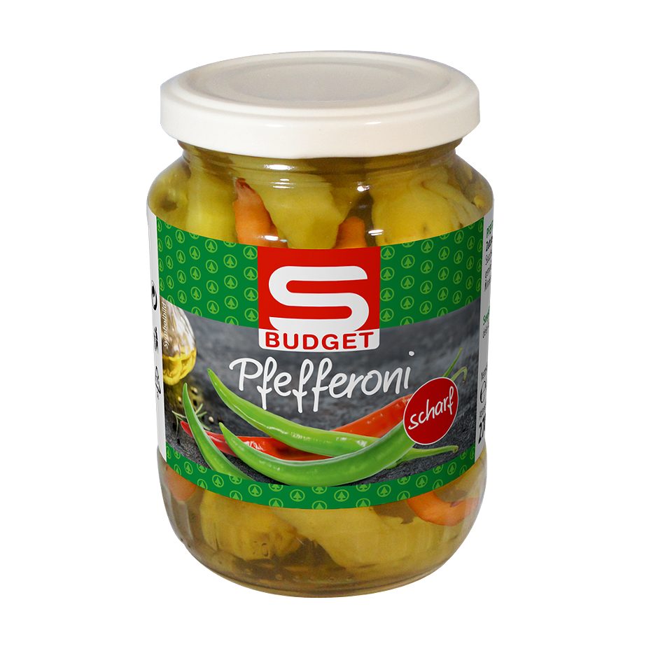 S-BUDGET Pfefferoni scharf 600 G