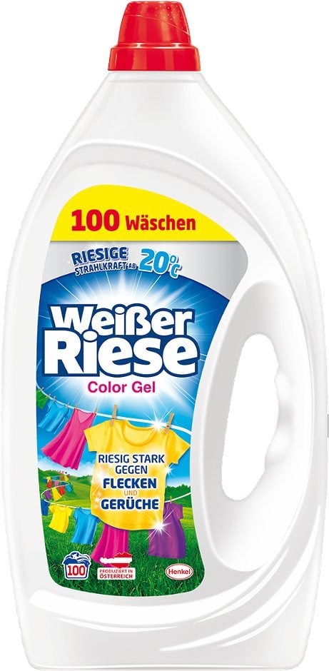 Weißer Riese Flüssigwaschmittel Color Gel 100WG