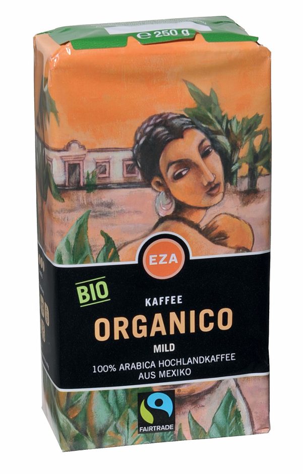 EZA Kaffee Organico gemahlen mild 250G 250 G