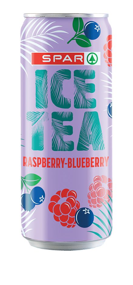 SPAR Ice Tea Raspberry-Blueberry 330 ML EINWEG mit Pfand