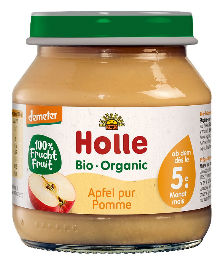 Holle Bio-Gläschen Apfel pur 125 G