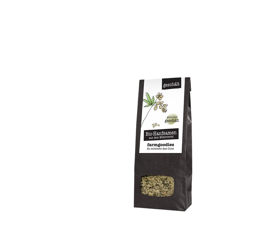 Farmgoodies Bio-Hanfsamen geschält 250 G
