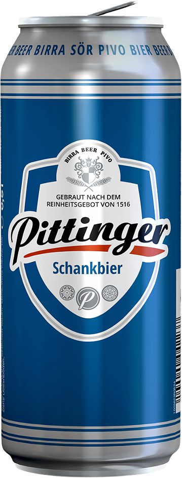 Pittinger Schankbier 500 ML EINWEG mit Pfand