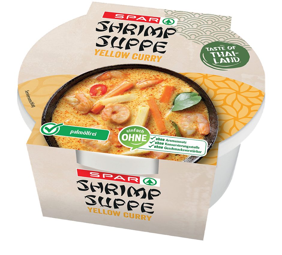 SPAR ASIA Shrimp Suppe Yellow Curry 300 G