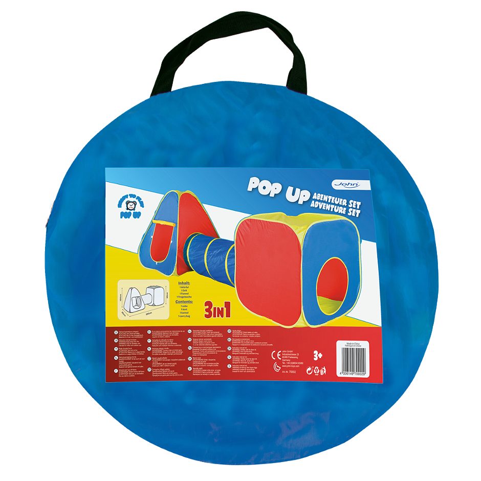 John POP Up 3-in-1 Adventure Set