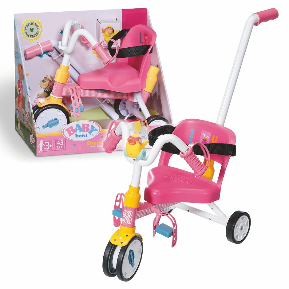 BABY born Dreirad mit Lenkstange