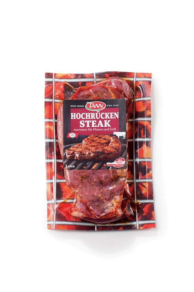 TANN Rinder-Hochrückensteak mariniert 1 KG