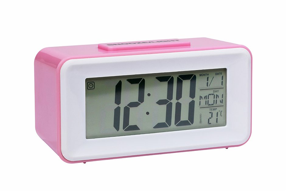 Mebus Kinderwecker pink