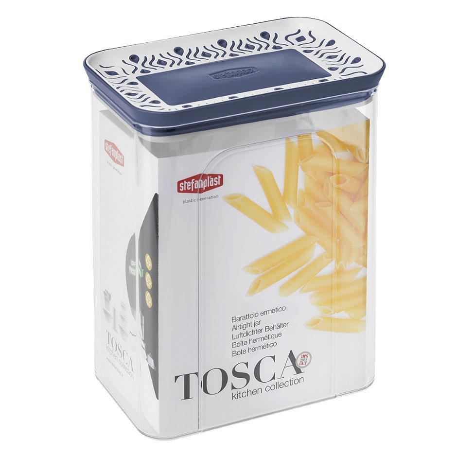 Tosca Vorratsdose eckig 2,2L Blau