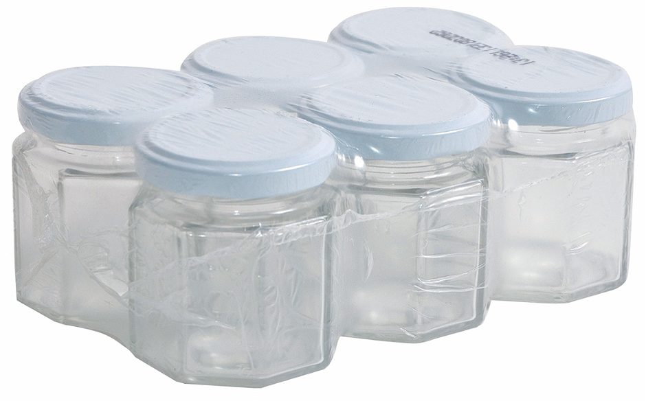 Vog Marmeladenglas mit Deckel 10cl 6er Packung