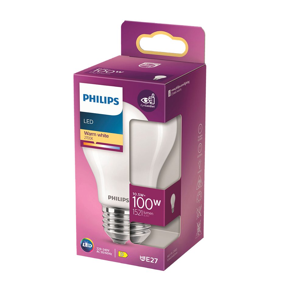 Philips LED Birne E27 100W matt