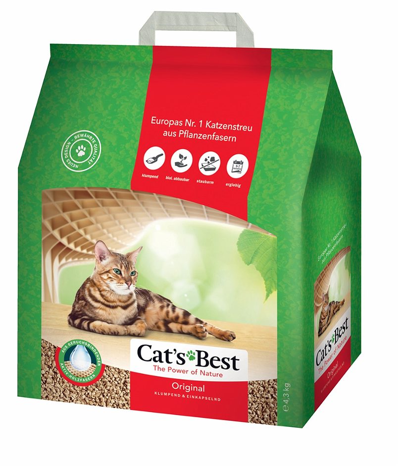 Cats Best ÖkoPlus Katzenstreu 10 l 4,3 KG