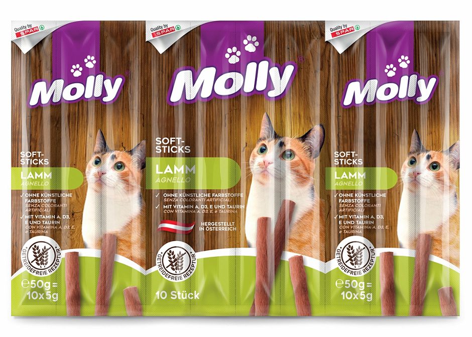 Molly Soft-Sticks Lamm 10 x 5g 50 G