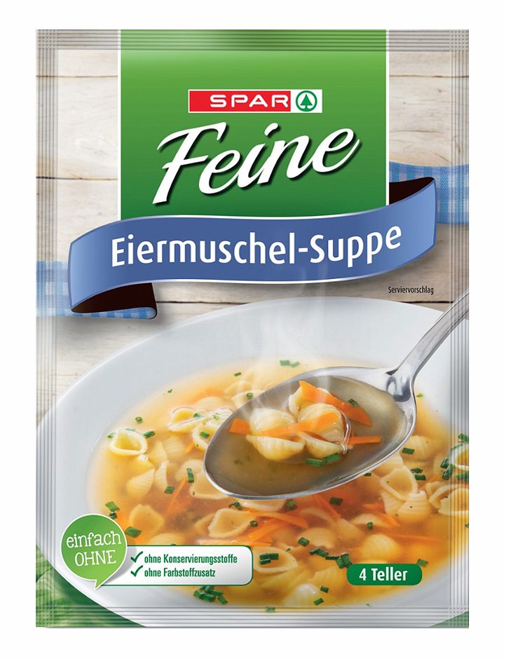 SPAR Feine Eiermuschel-Suppe für 4 Teller