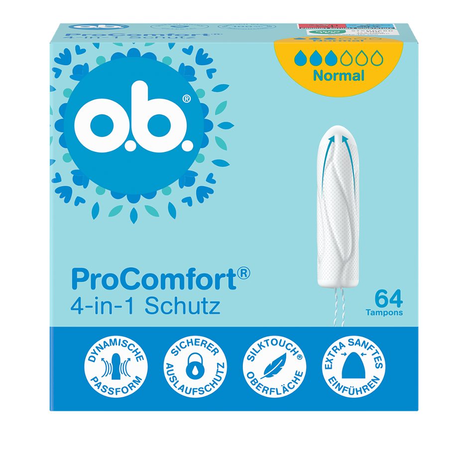 o.b. Pro Comfort Tampons Normal 64 Stück