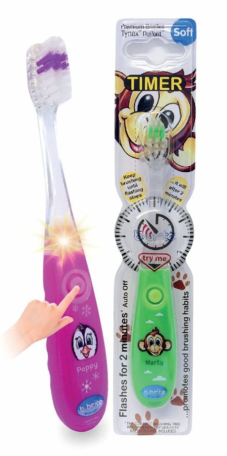 bbrite Kinderzahnbürste mit Timer / Soft