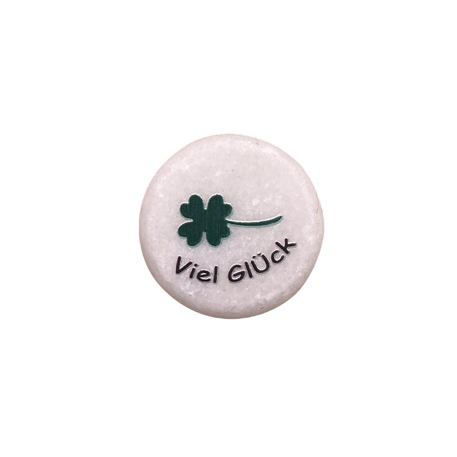 Blaschek Magnet "Viel Glück" Marmorstein